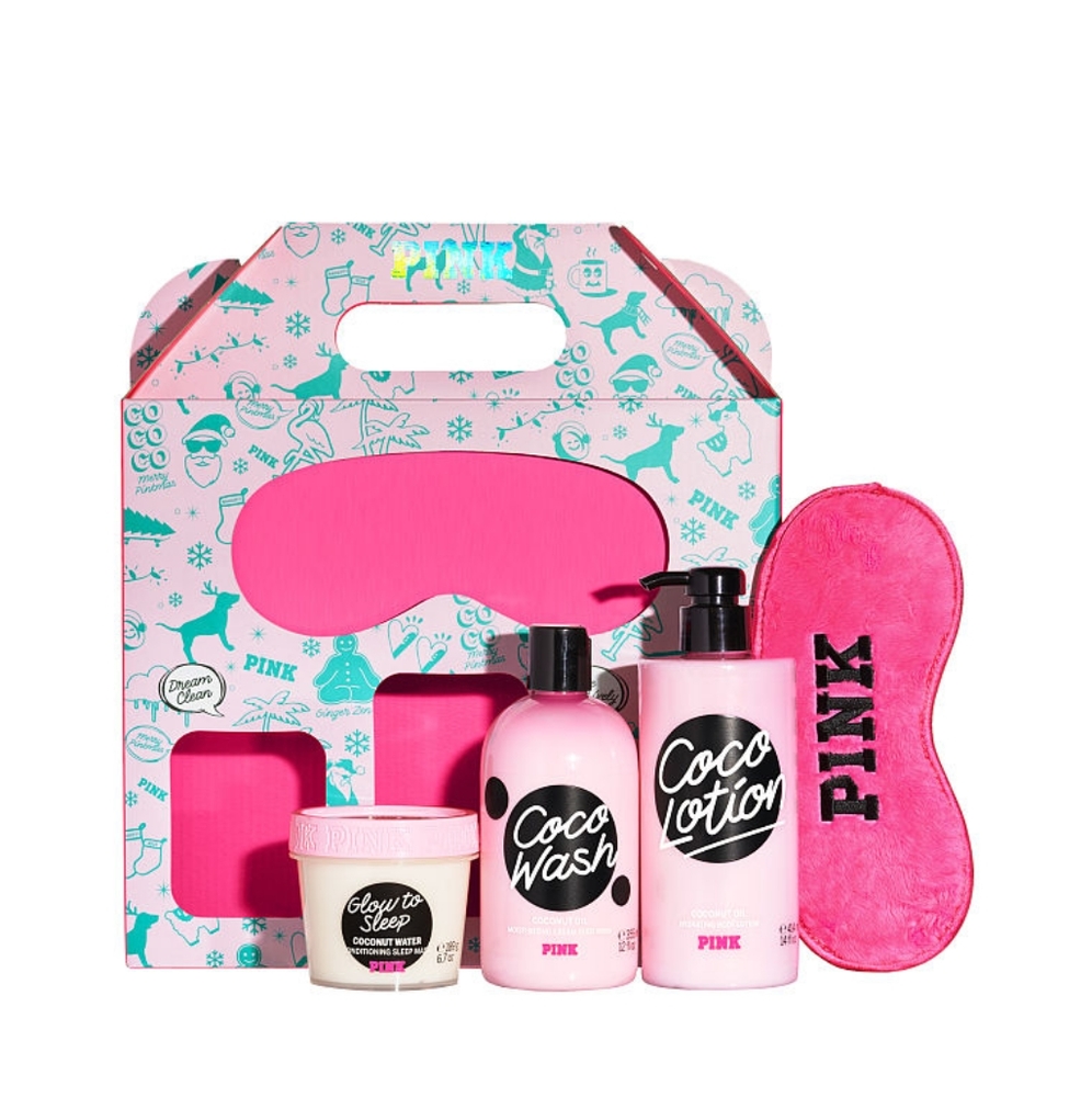 VICTORIA SECRET PINK BODY CARE #BESTSELF GIFT BOX